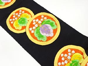 リサイクル　桐丸文模様織出し袋帯